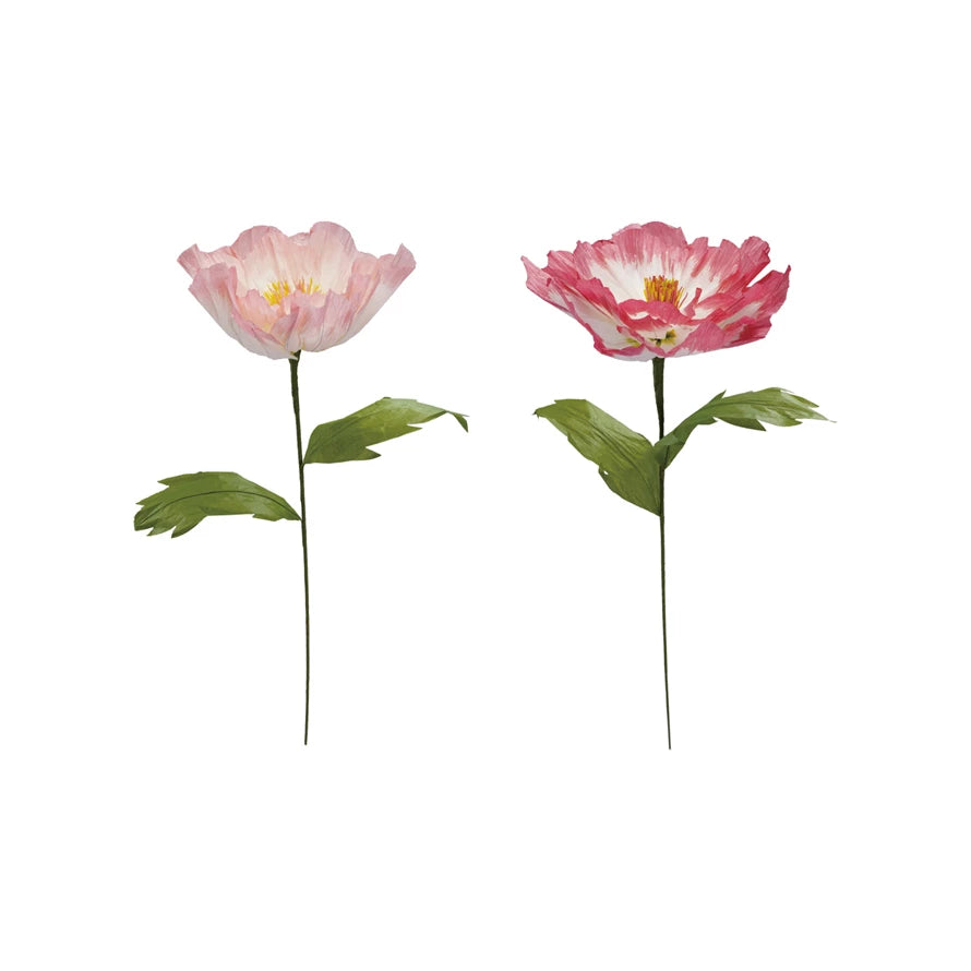32"H Paper Flowers