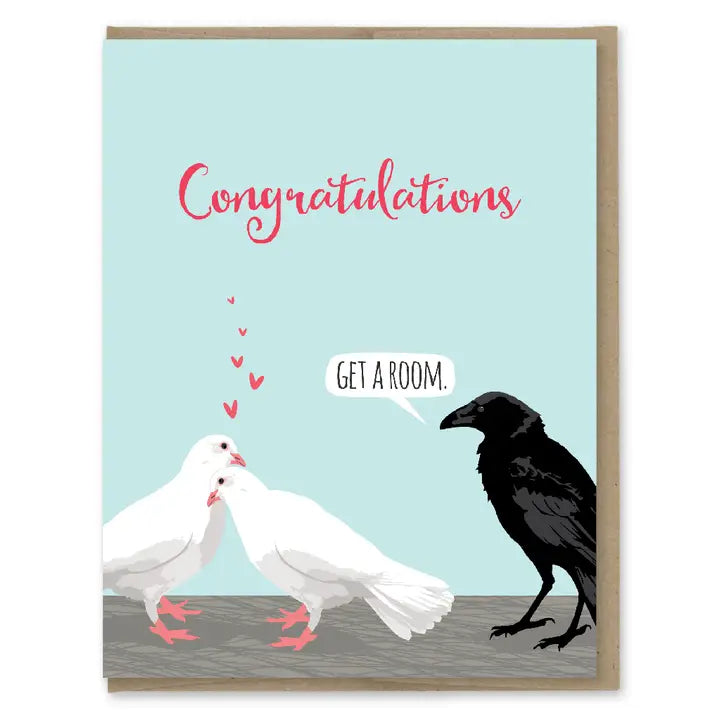 Get a Room Doves Card