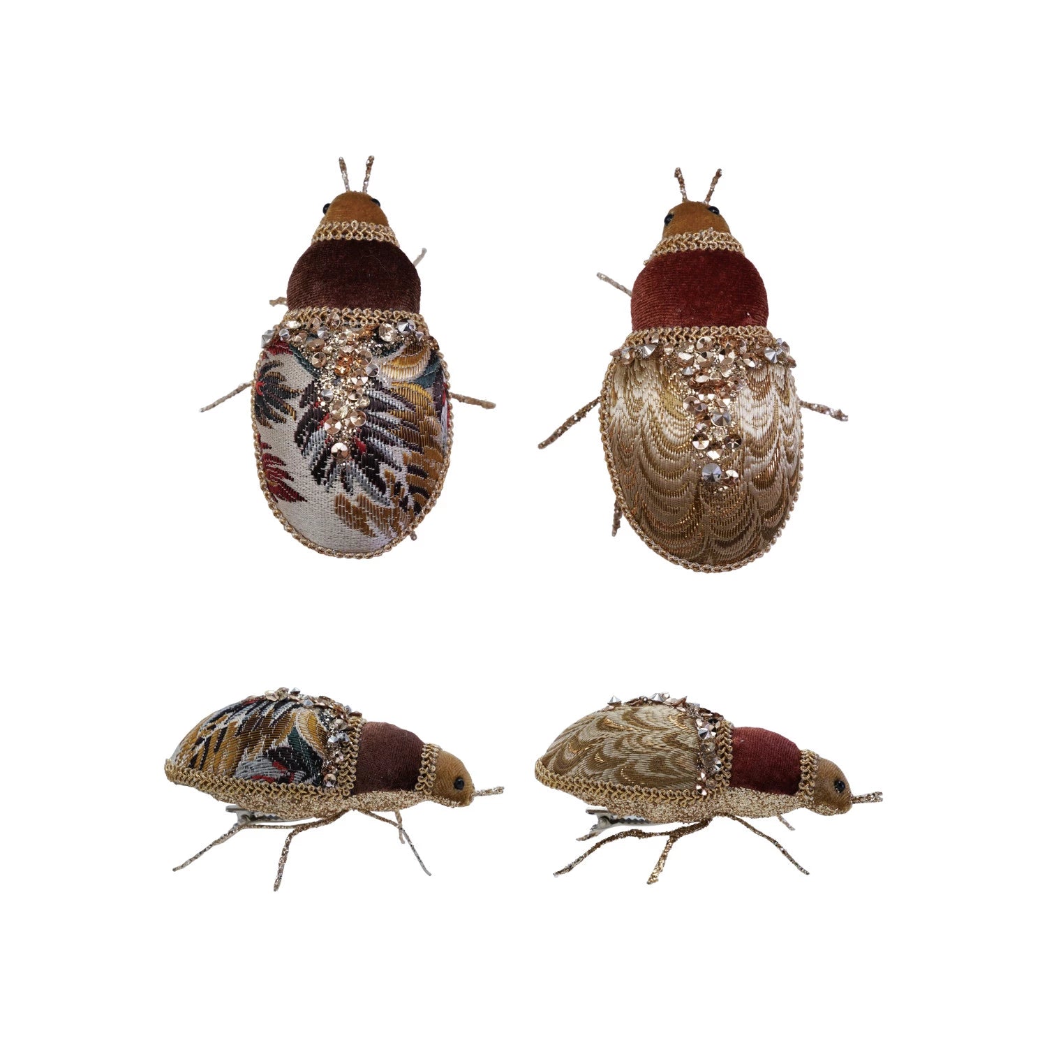Velvet Bug Clip-on Ornament