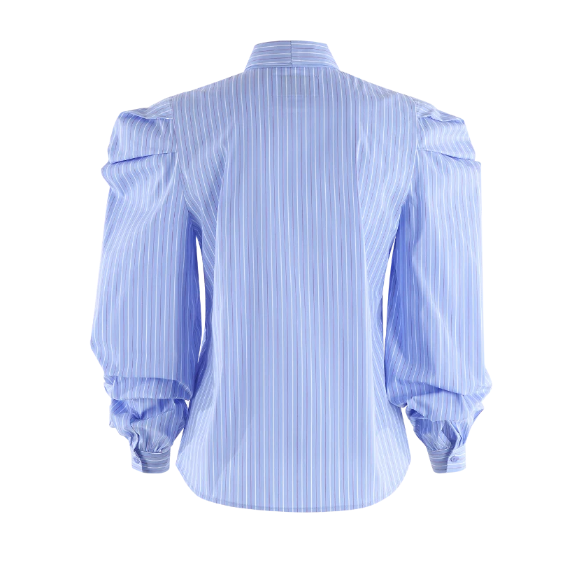 Blue, White, &amp; Red French Bow Top