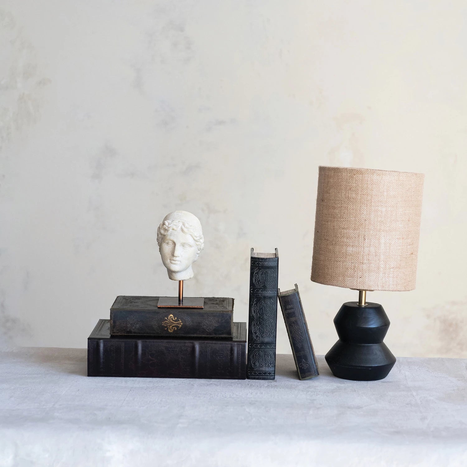 Resin Bust with Black & Copper Stand