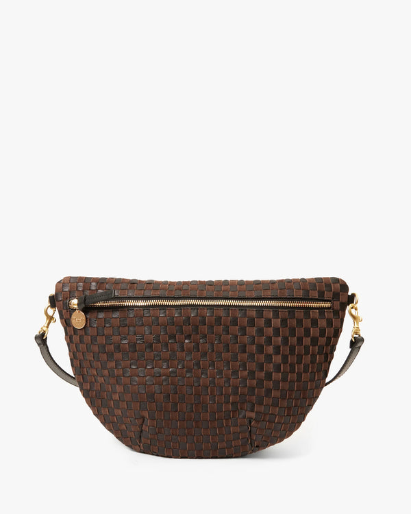 Black & Chocolate Checker Grande Fanny.