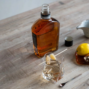 Embedded Bullet Whiskey Glass