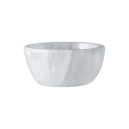 Selenite Round Bowls