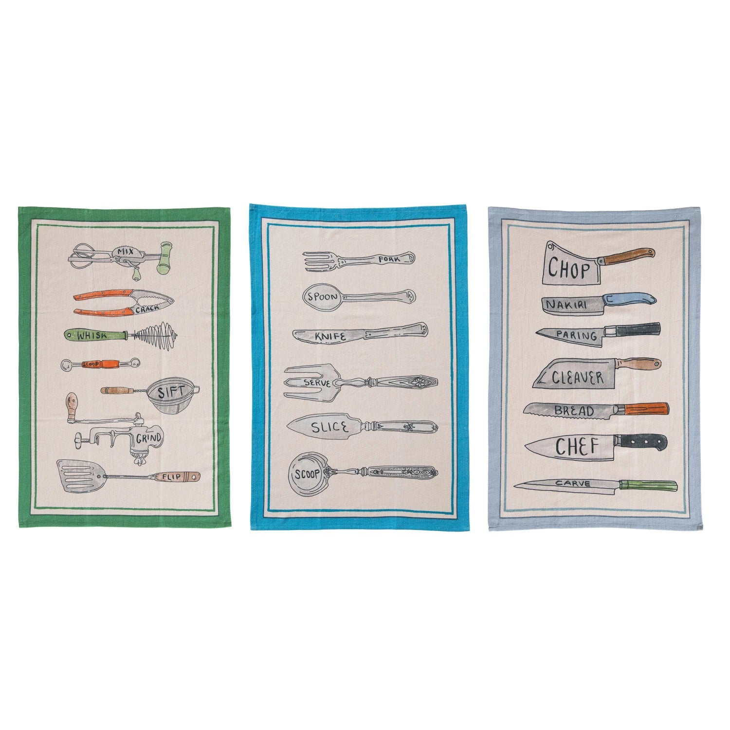 Cotton Chambray Kitchen Tea Towel