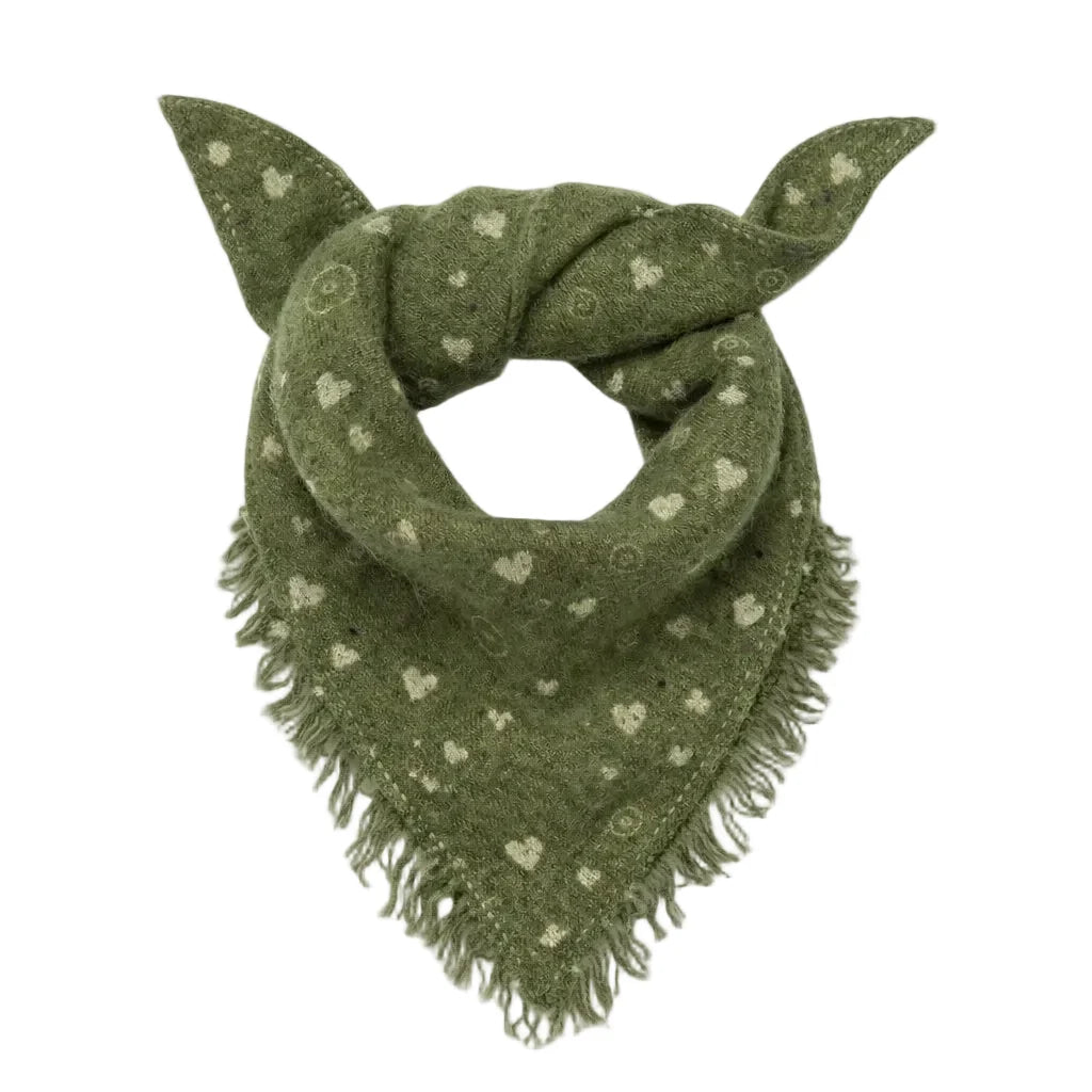 Dark Sage KR Cashmere Bandana