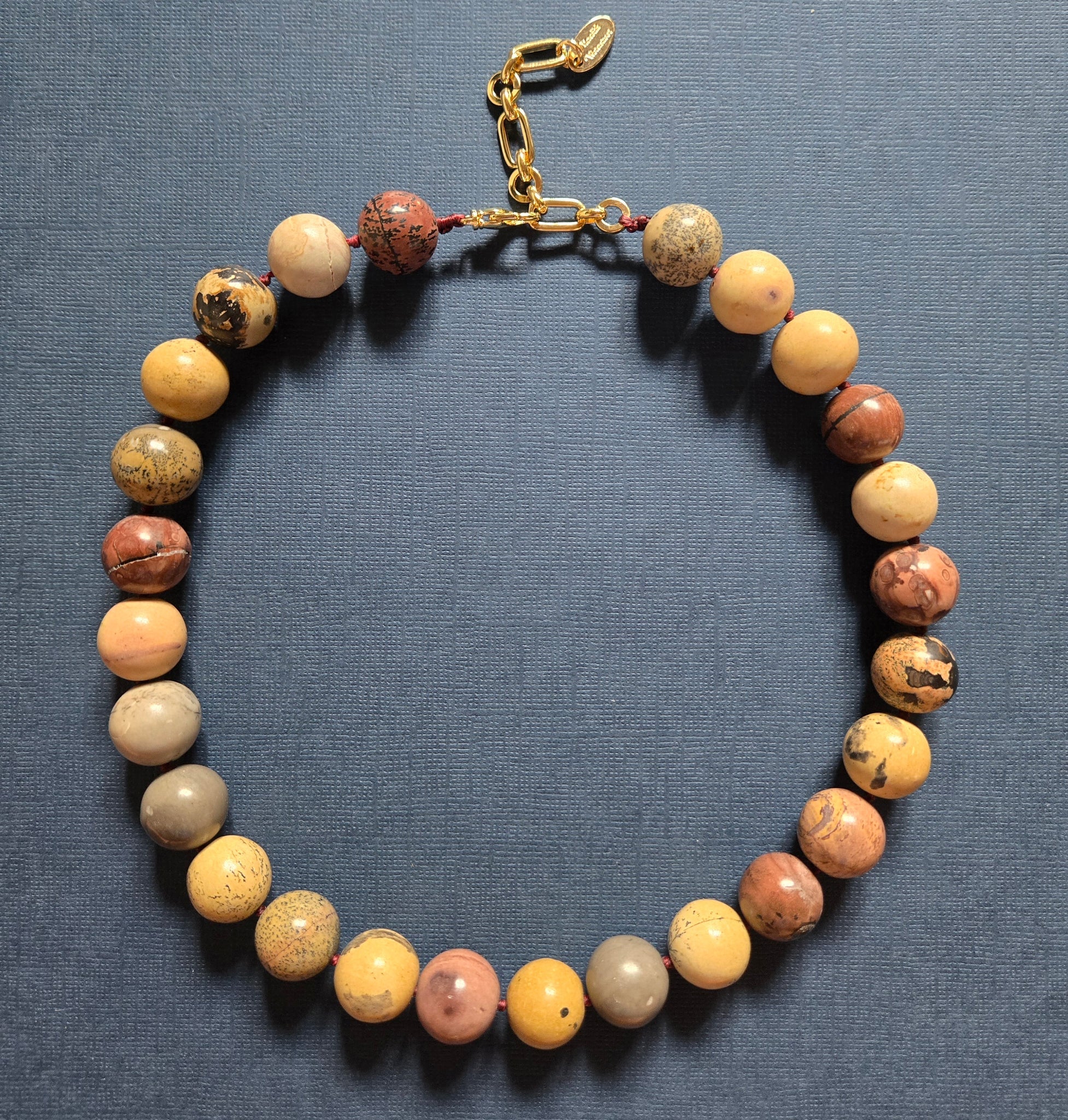 Beaded Jasper Necklace