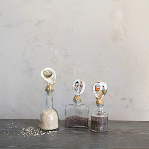Decorative Bottle with Oyster Stopper