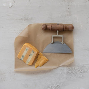Cheese Knife with Acacia Wood Handle