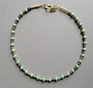Jade & Turquoise Bead Necklace