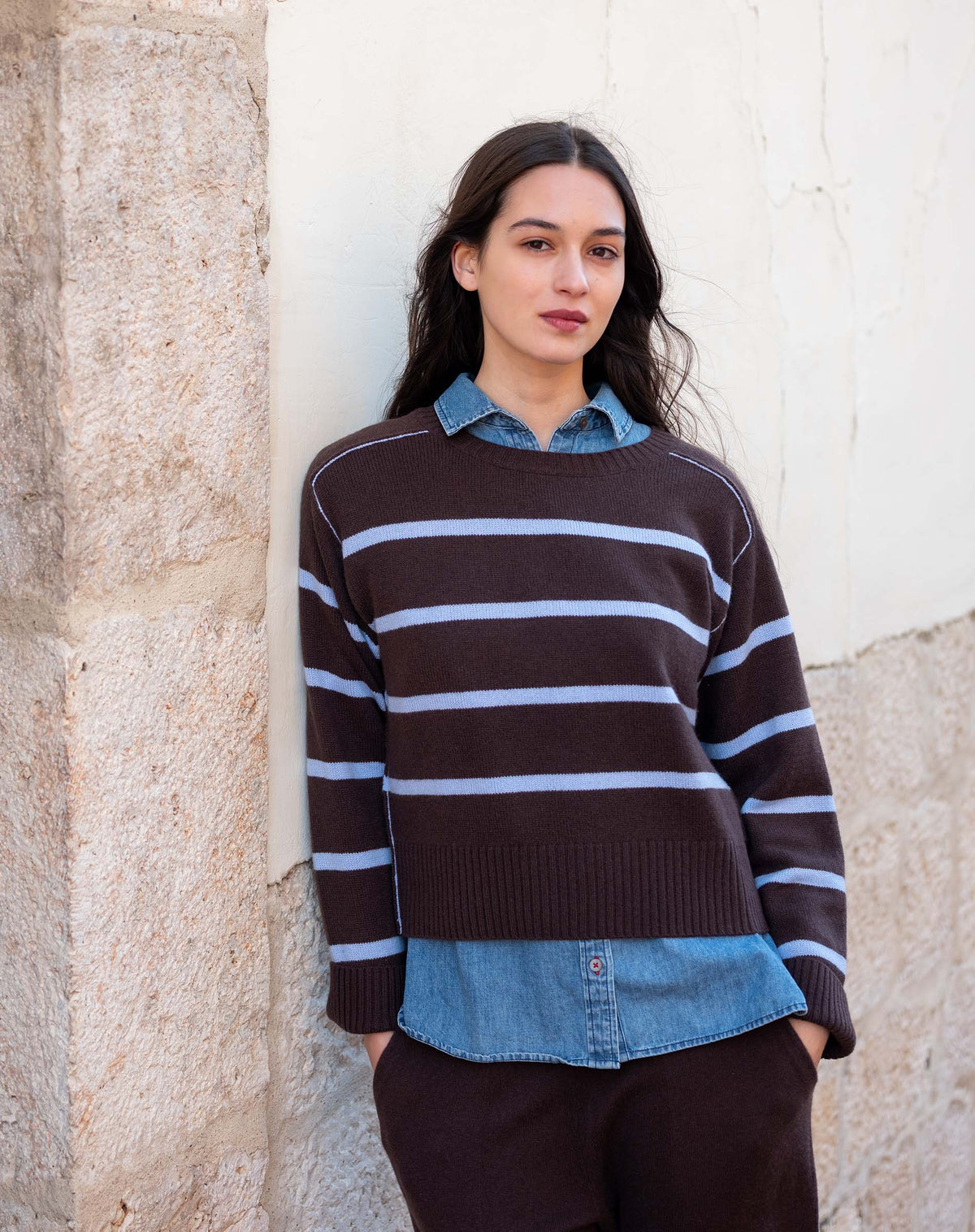 Truffle &amp; Sky Sausalito Cashmere Sweater