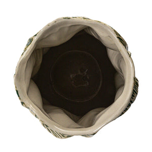 Green Textured Organic Shaped Vase