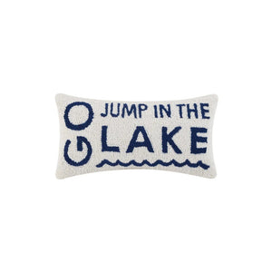 jump in the lake hook pillow