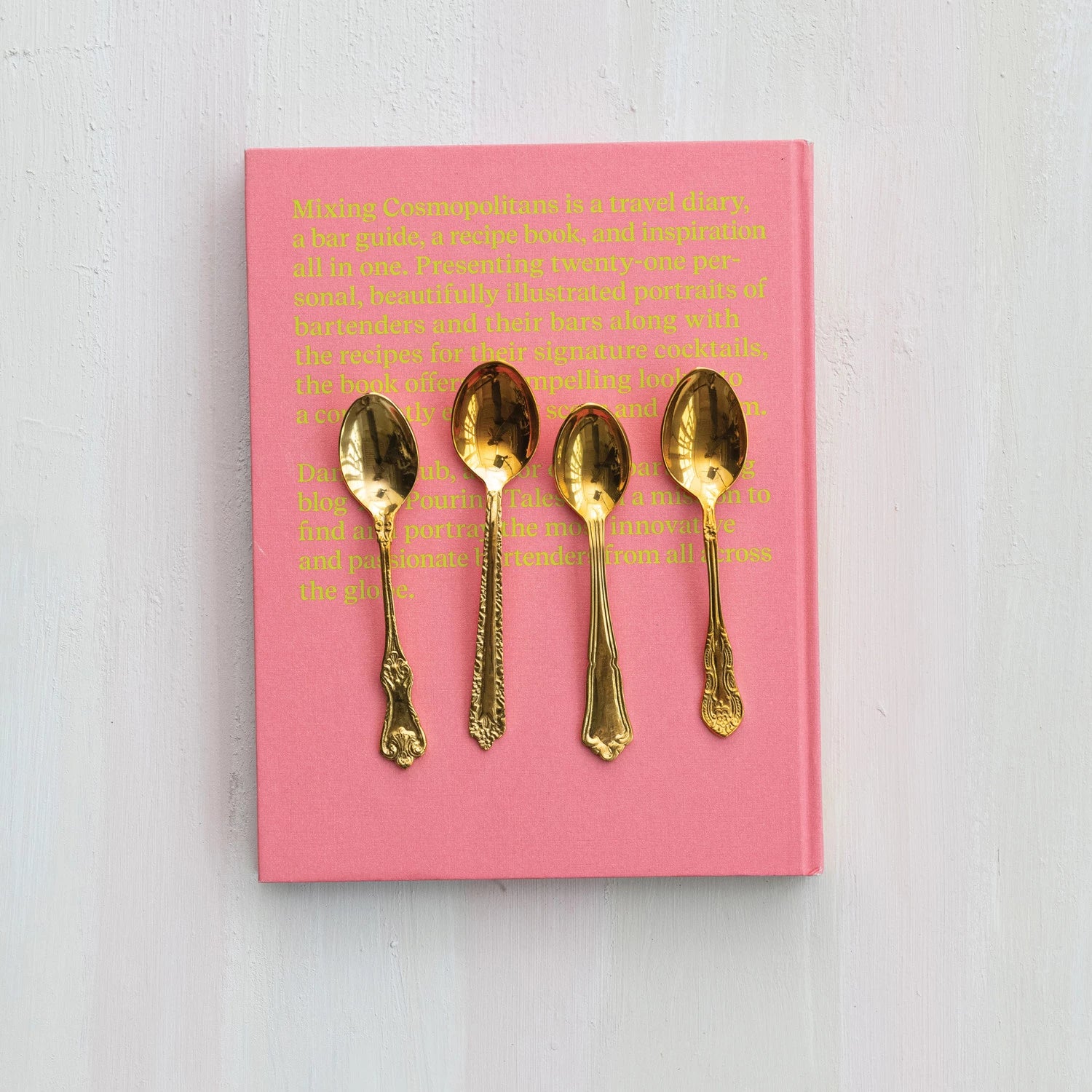 Embossed Brass Spoon