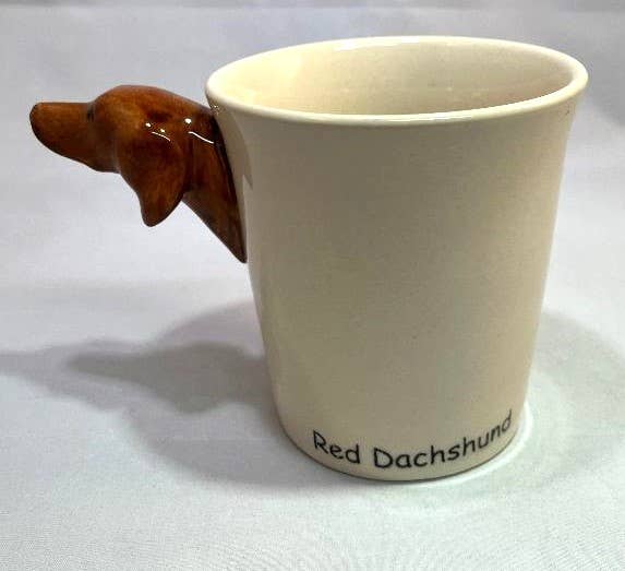 Red Dachshund Mug