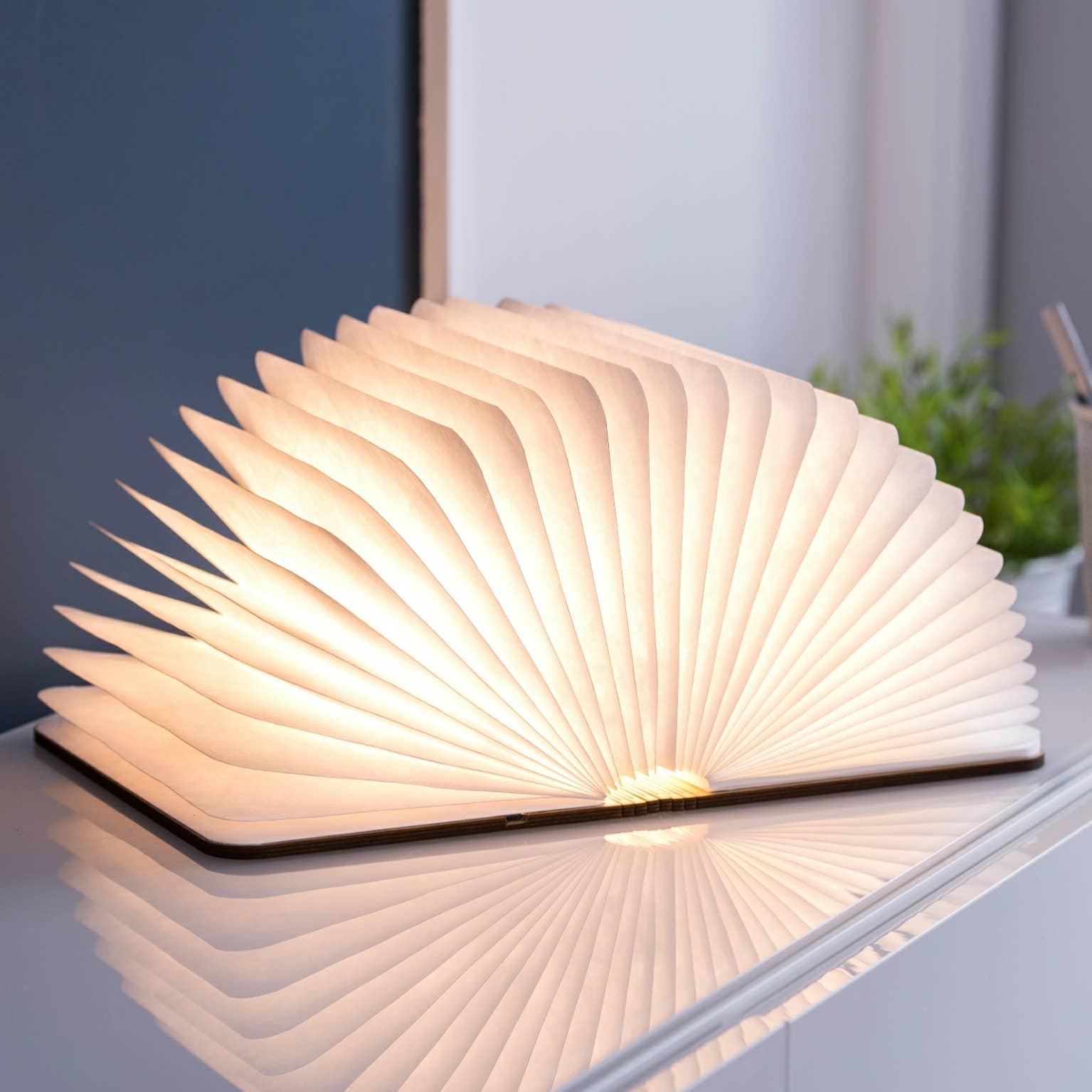 Accordion Book Lamp