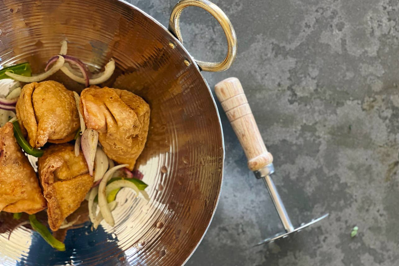 Indian Kadai Steel Wok