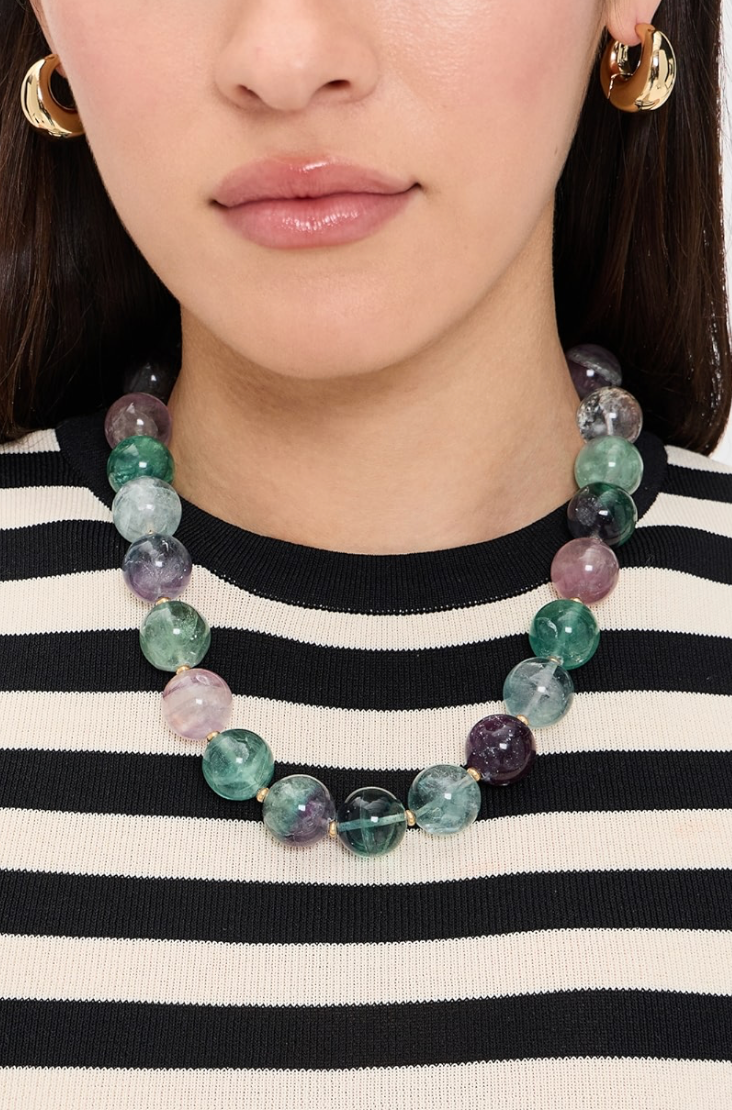 Betty Bead Gemstone necklace