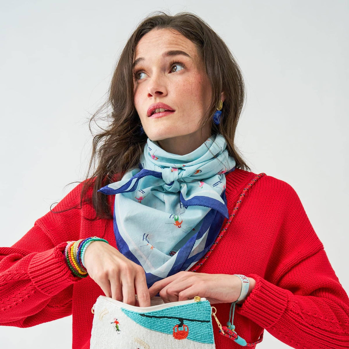 Skier Olivia Square Scarf