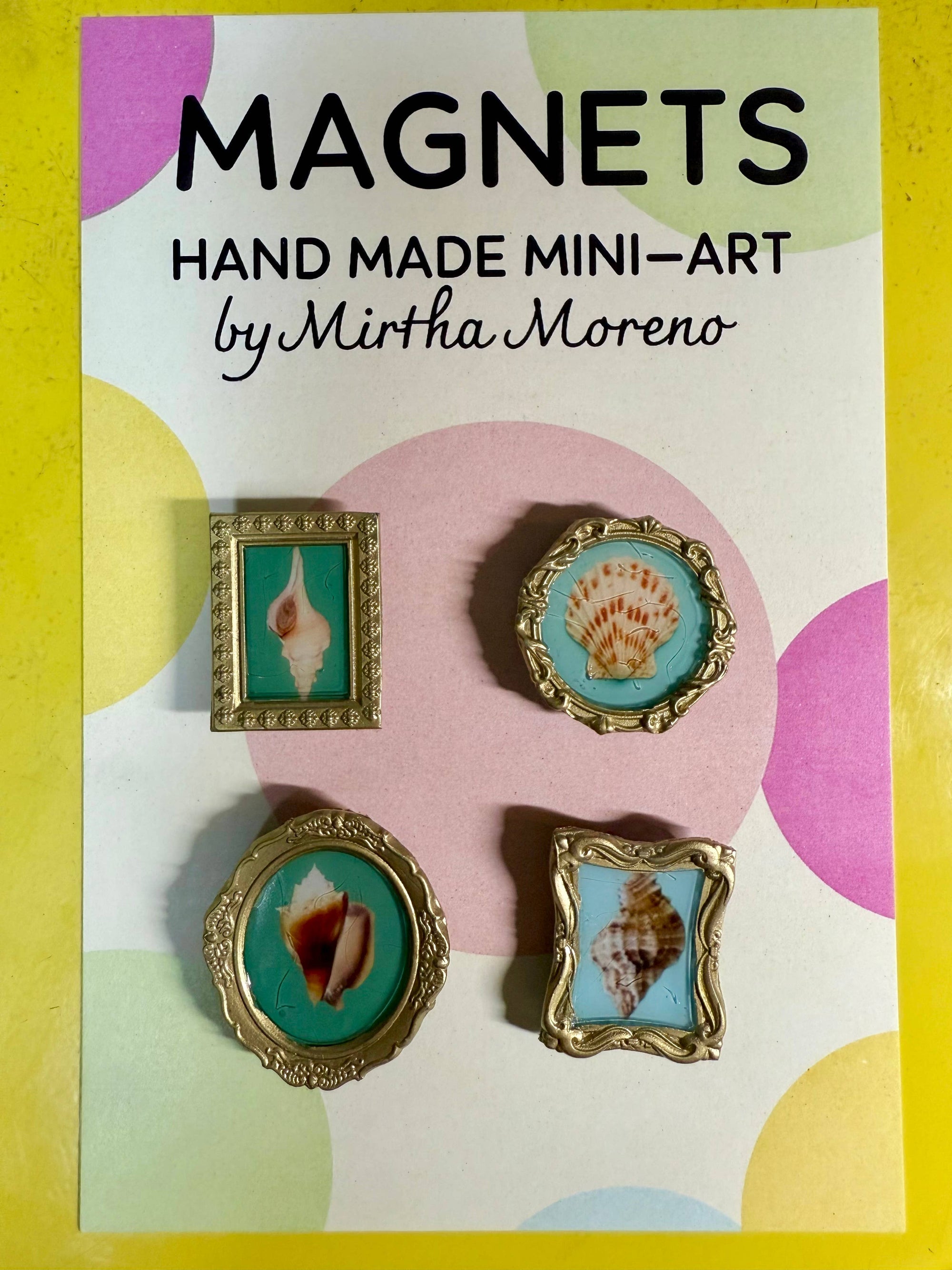 Miniature Framed Shells Magnets