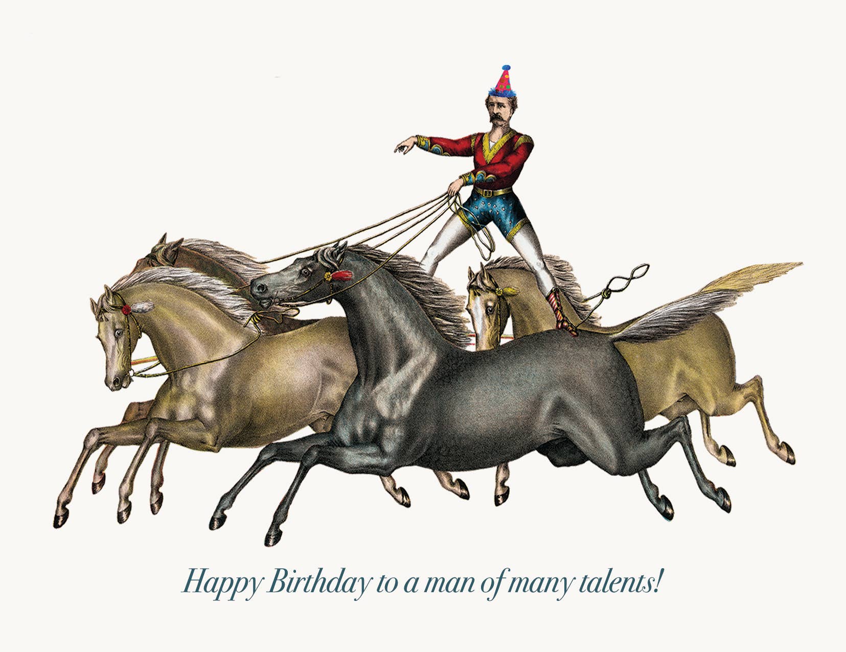 Man of Many Talents Birthday Card