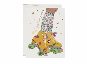 Roller Skate Birthday Card