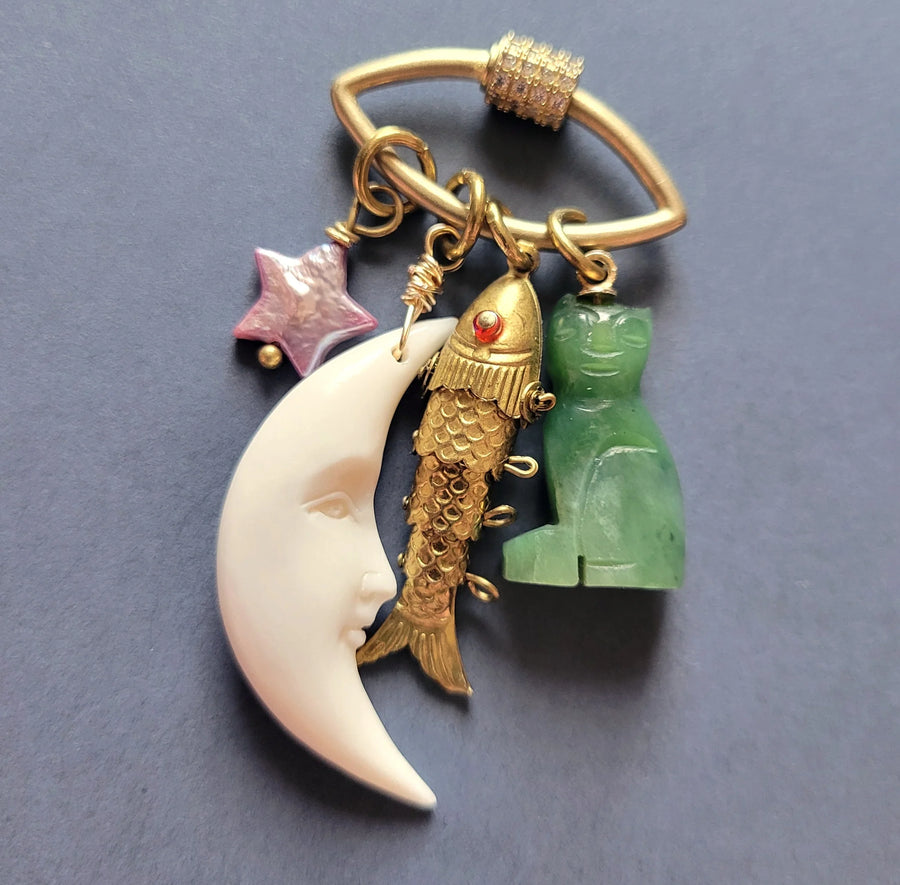 Moon and Friends Pendant