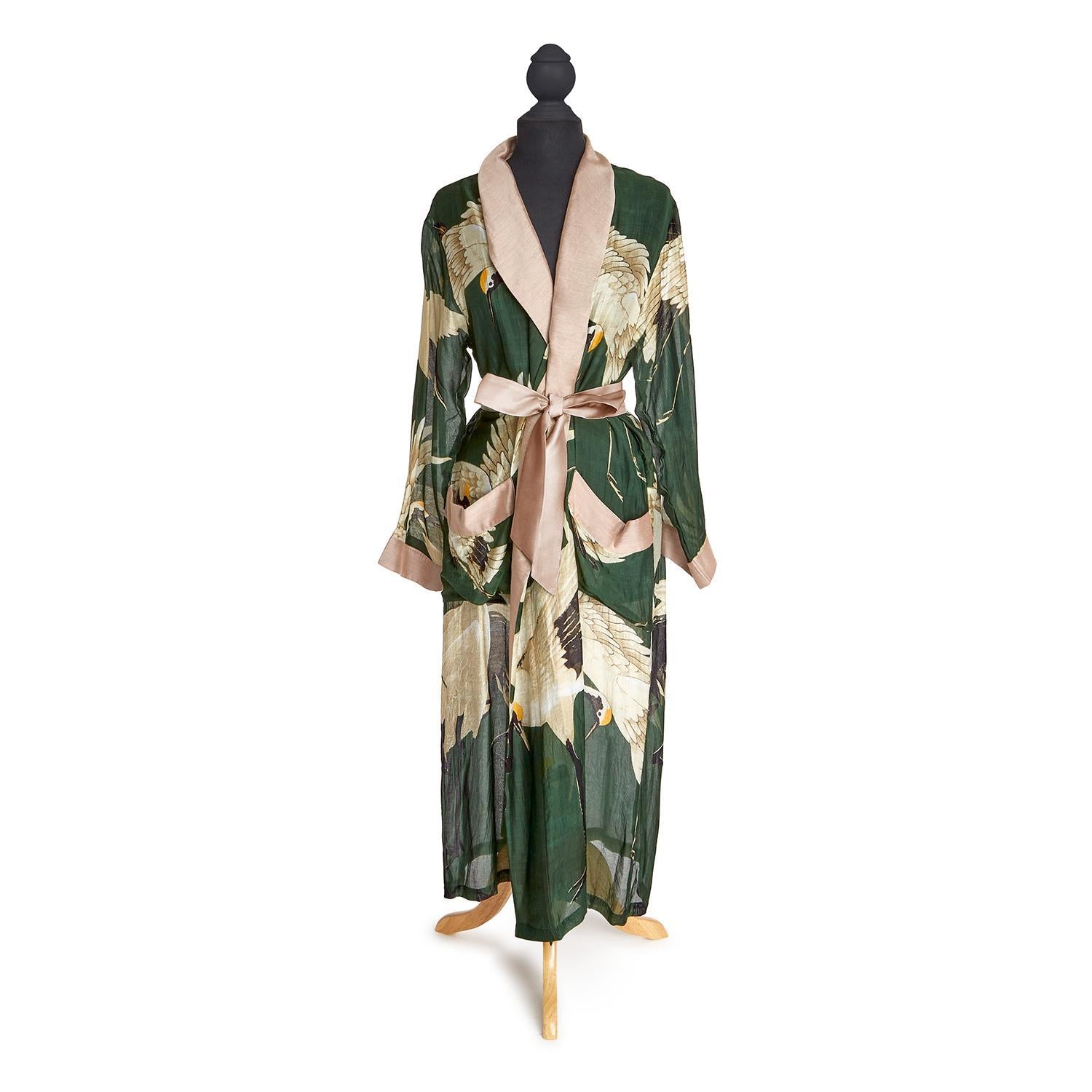 Forest Green Heron Robe