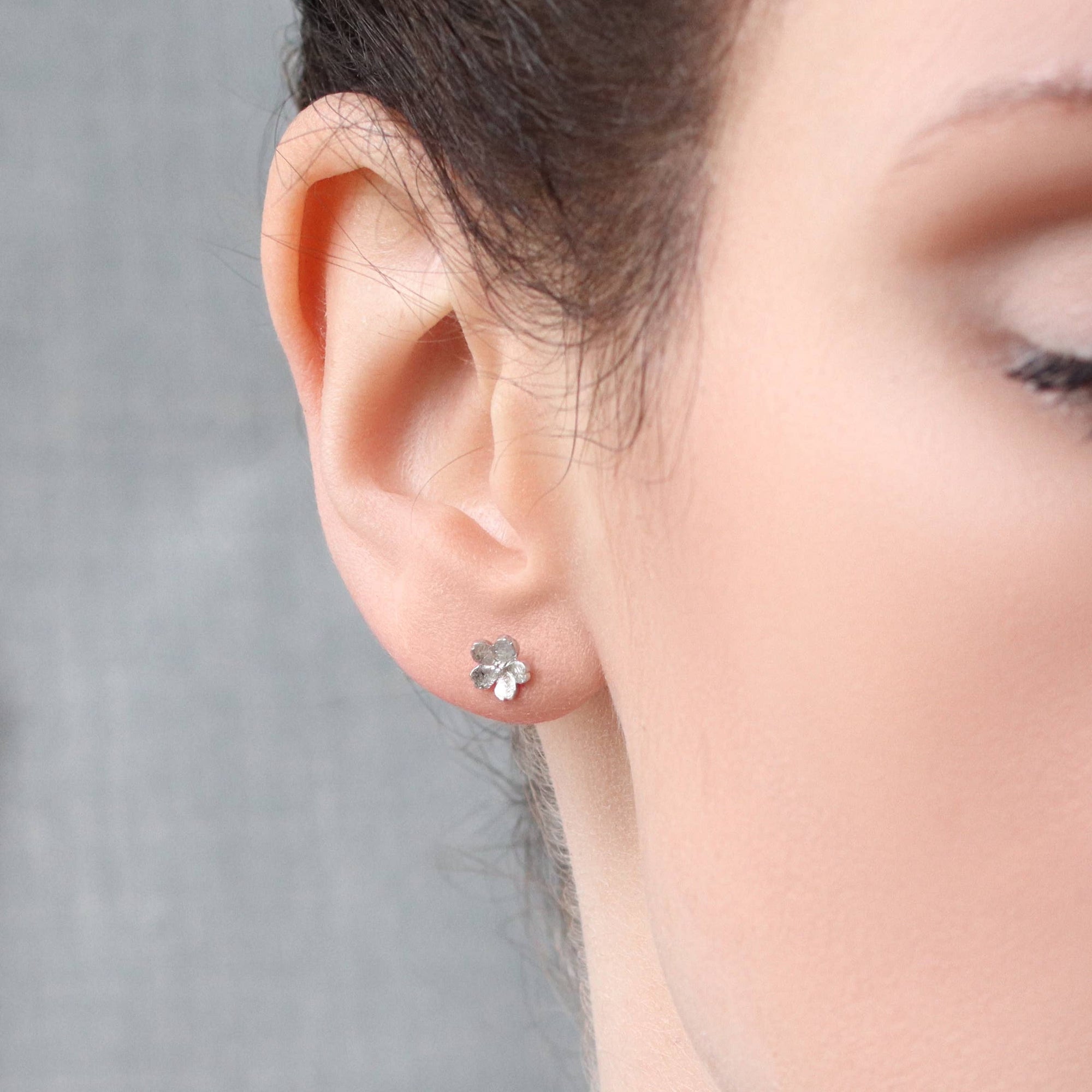 Forget Me Not Silver Studs