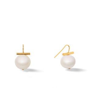 Medium Pebble Pearls Earrings