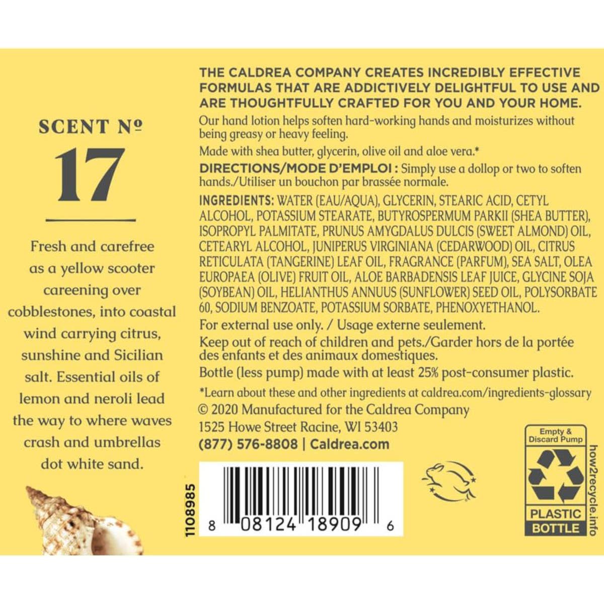 Sea Salt Neroli Hand Lotion