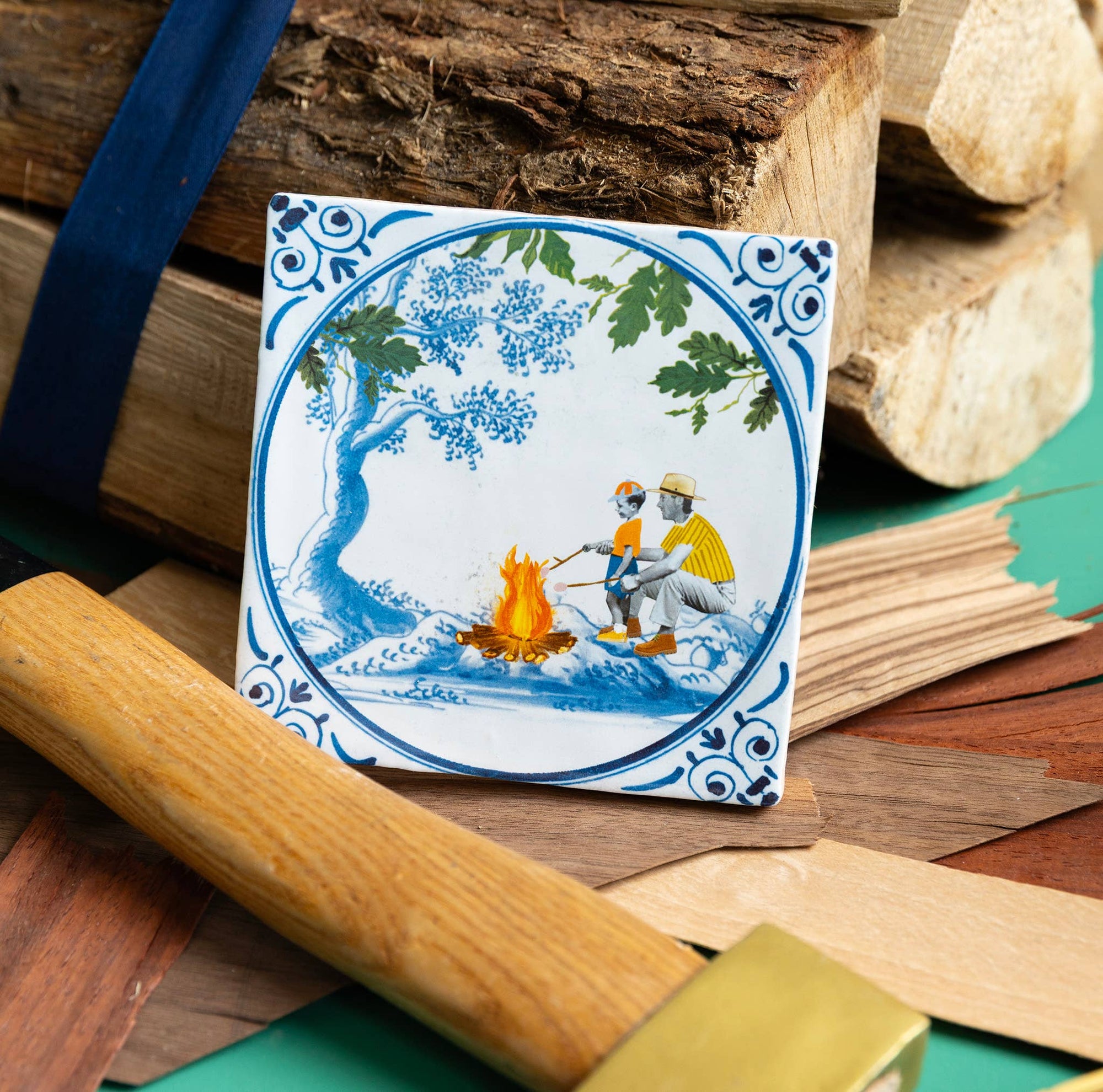 Quality Time At The Campfire StoryTile
