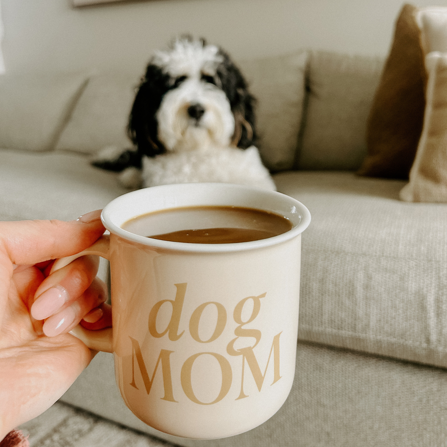 Dog Mom 11 oz Campfire Coffee Mug - Home Decor & Gifts