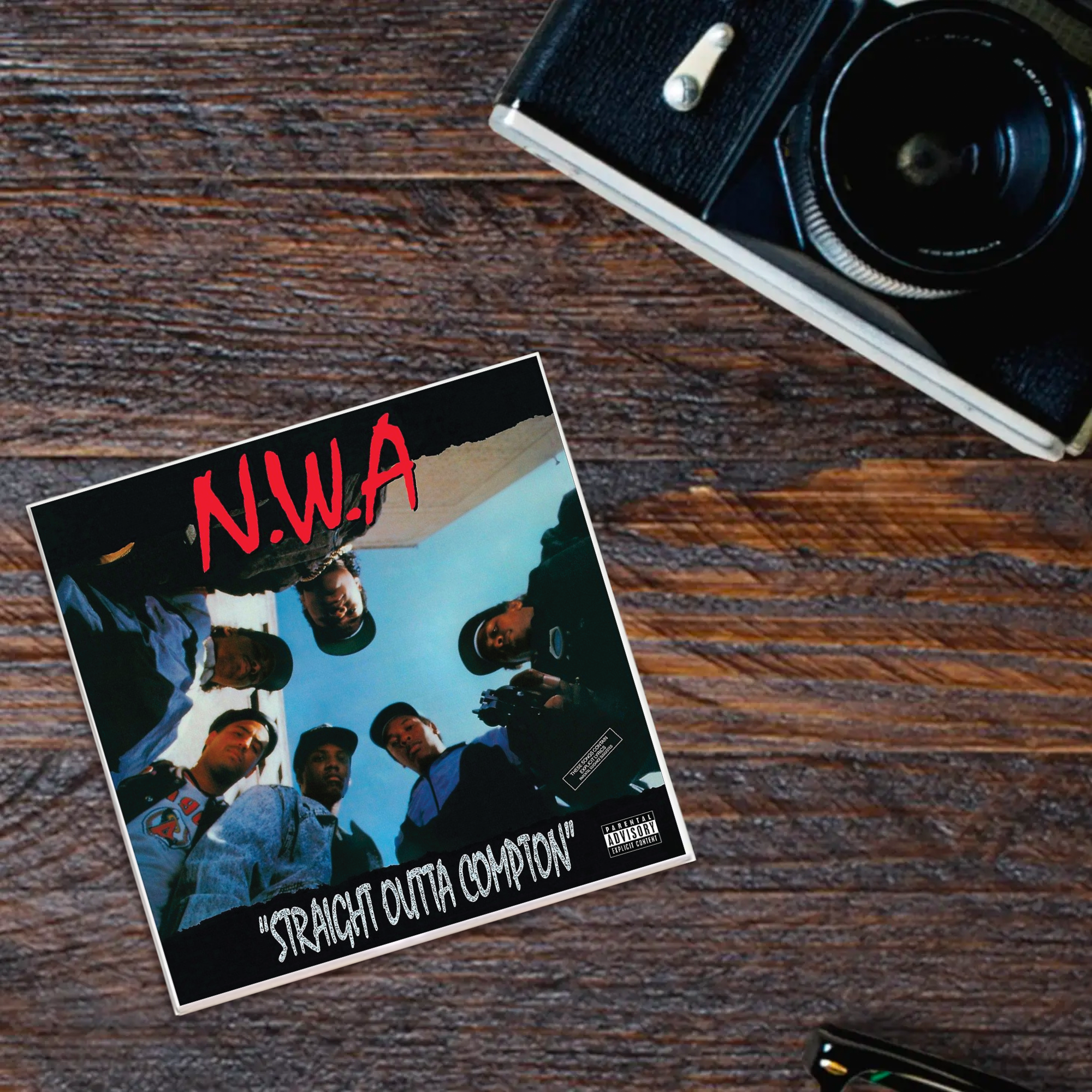 NWA Straight Outta Compton Album Coaster
