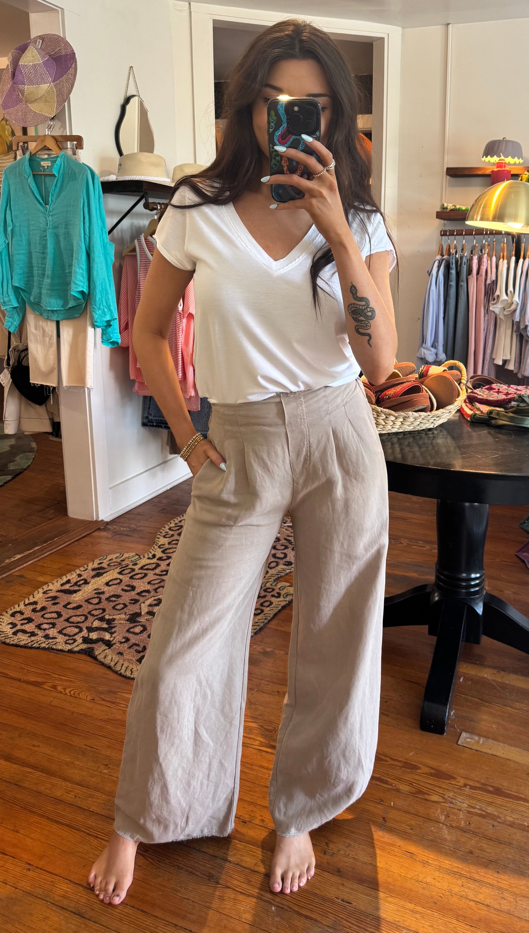 Sand Pleat Pants
