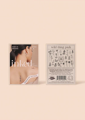 Wild Thing Temporary Tattoo Pack