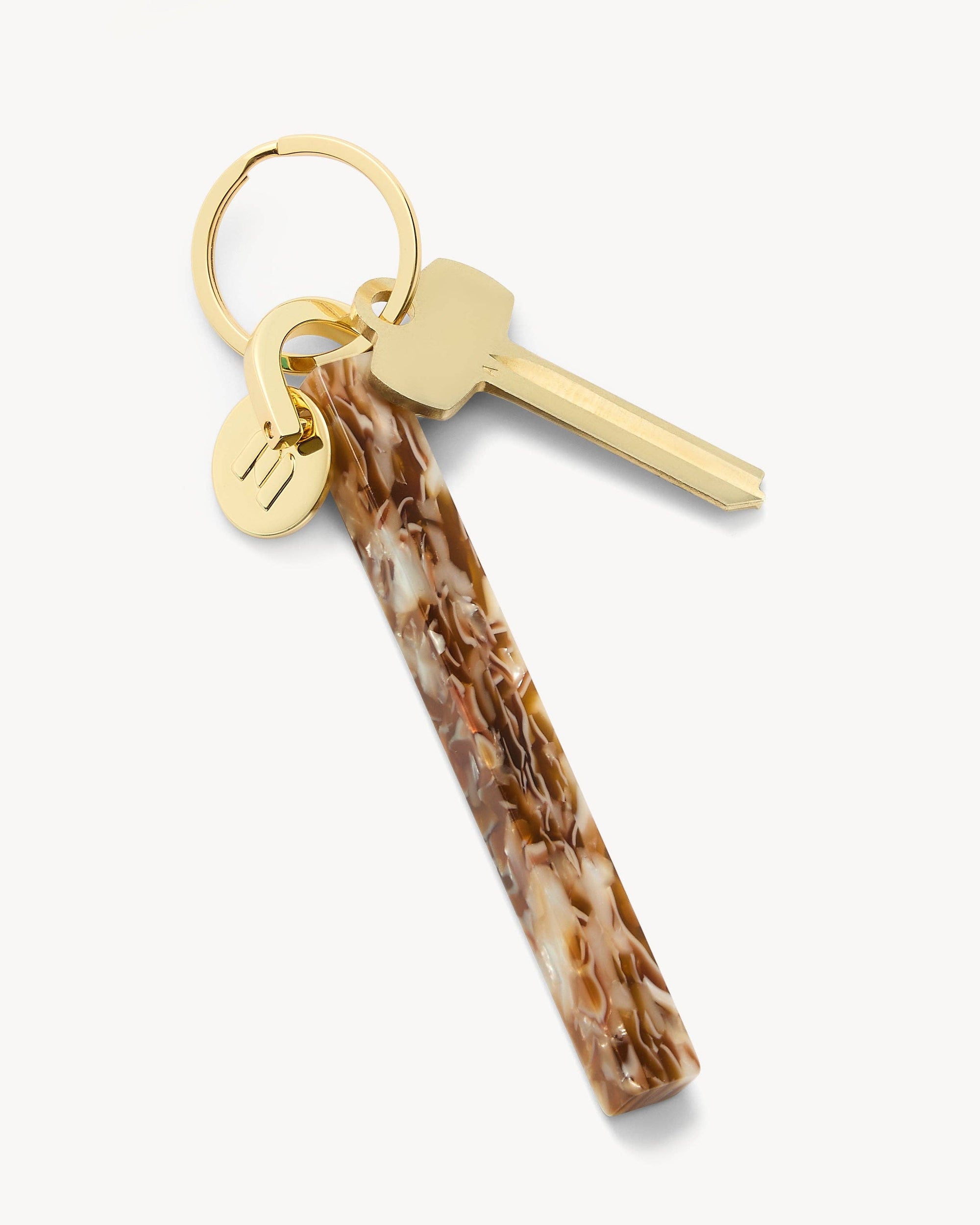 Bar Keychain in Baja Tortoise