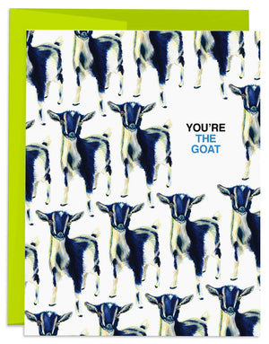 You're The Goat Card