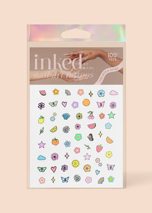 Daisy Dreams Nail Art Temporary Tattoo Pack