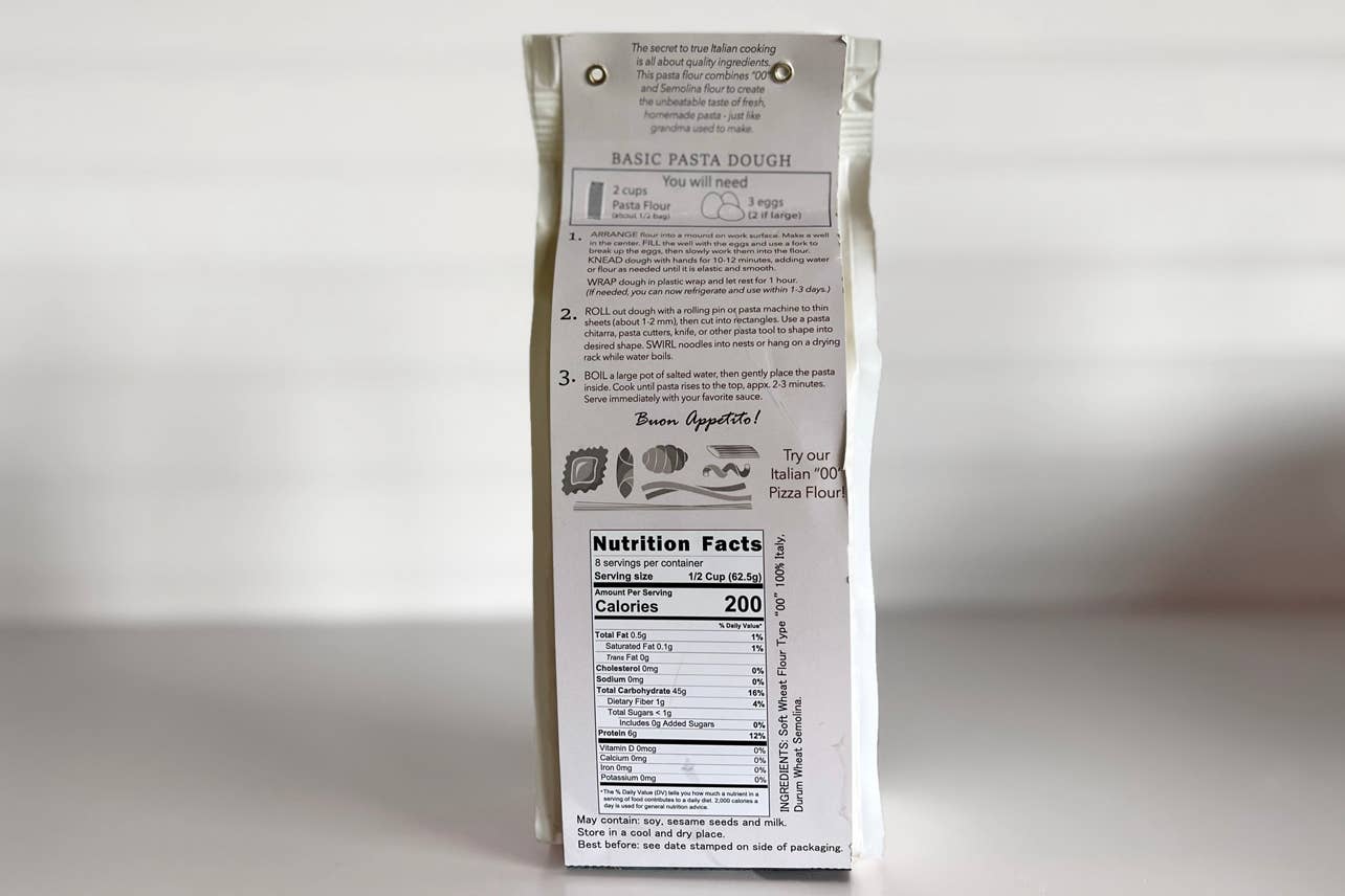 Italian "00" + Semolina Blend Pasta Flour