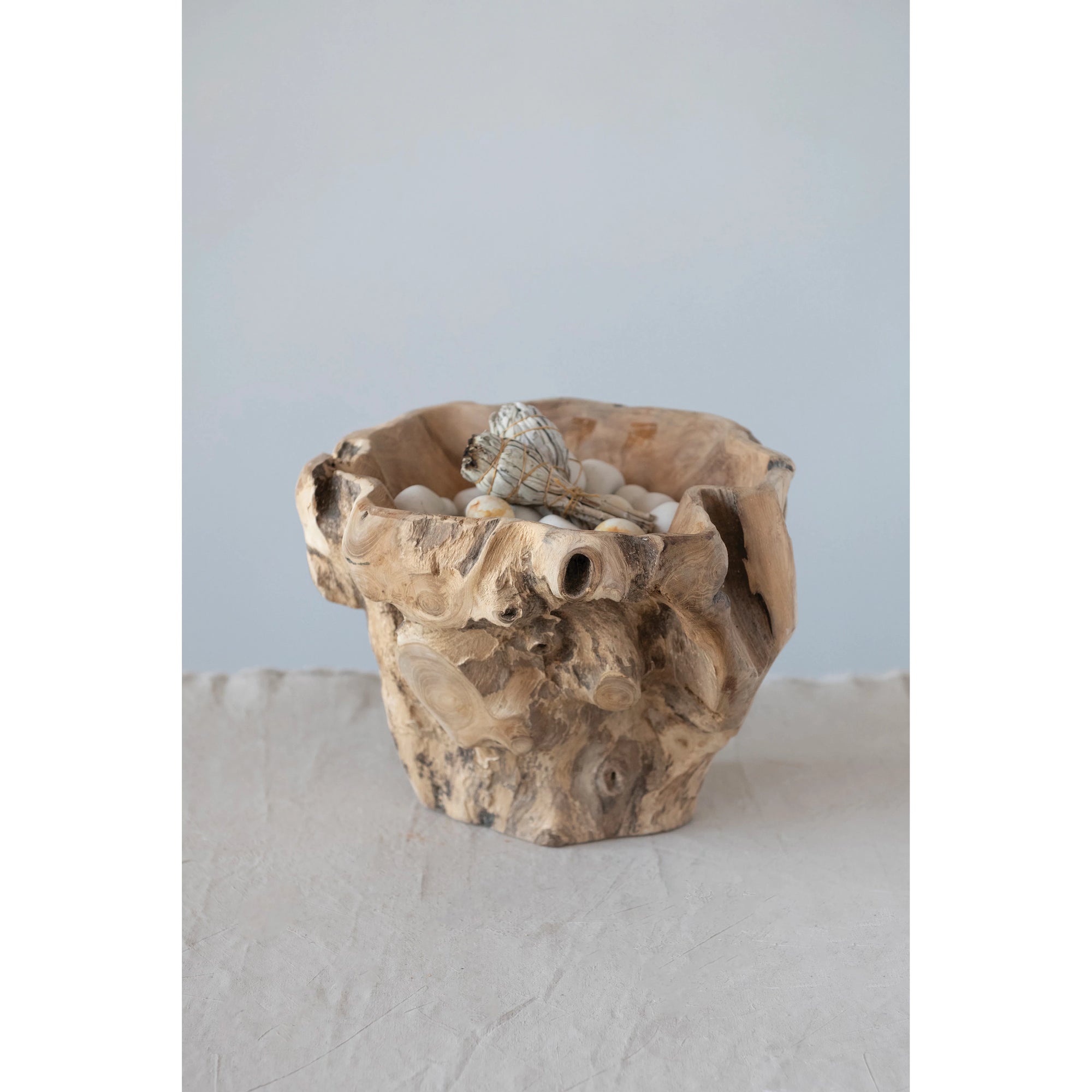 Teakwood Stump Bowl