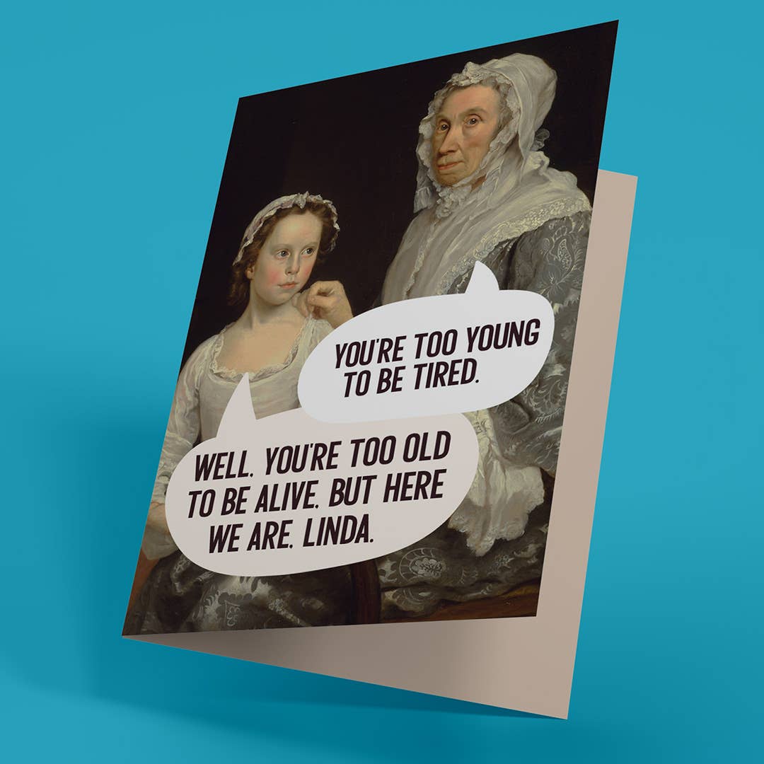 Here We Are, Linda Birthday Card