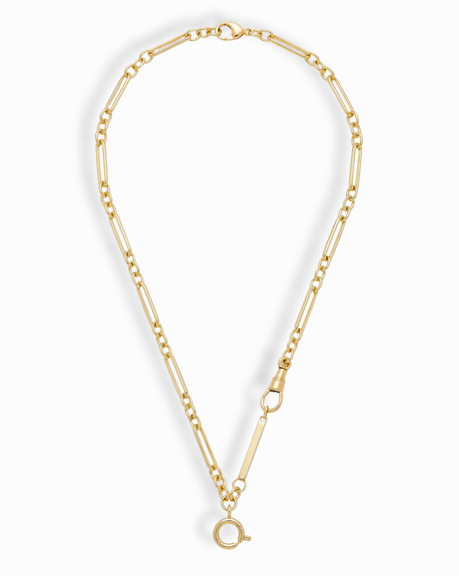 Liam Space Bar Chain Necklace