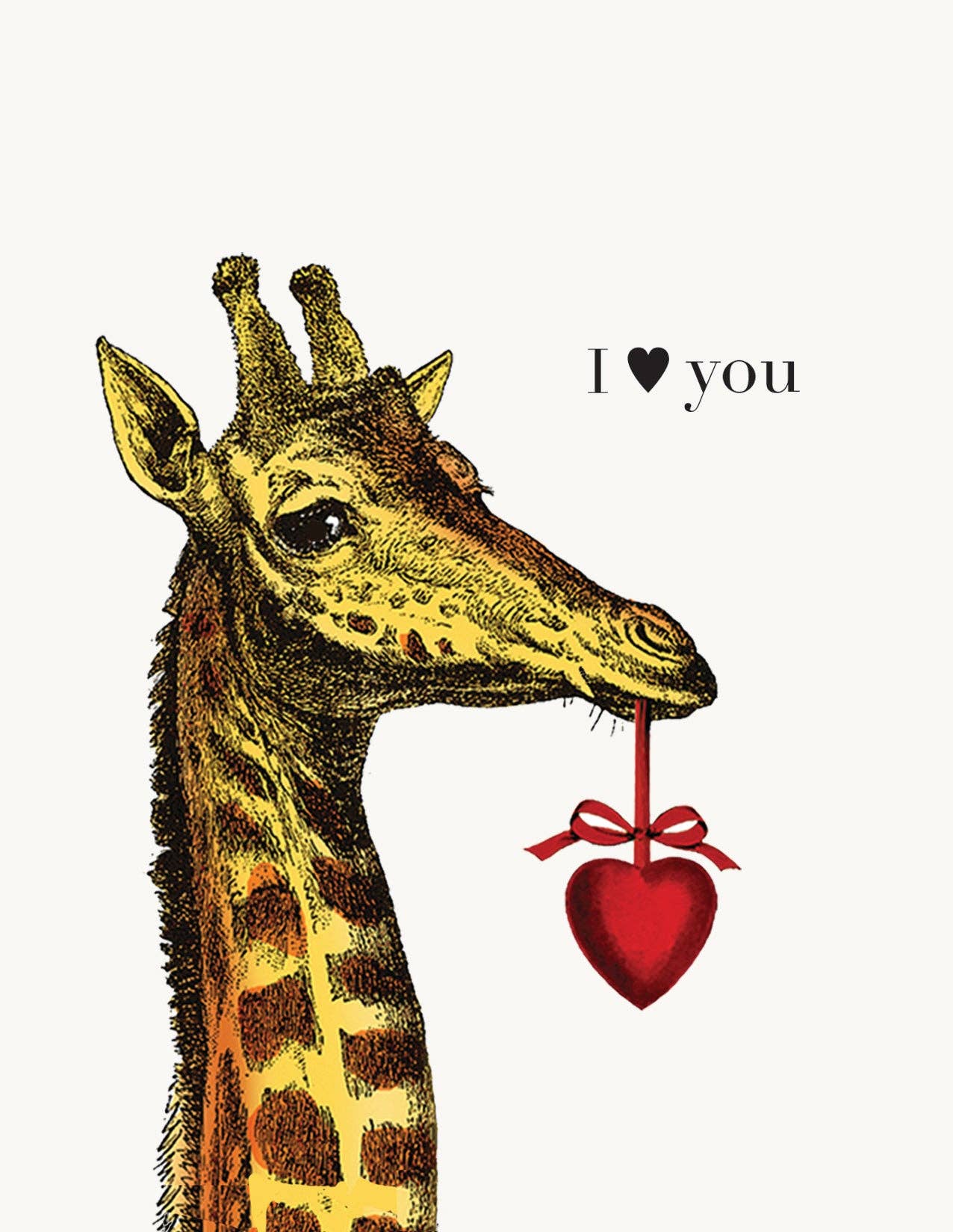 I Heart You • A-2 Greeting Card