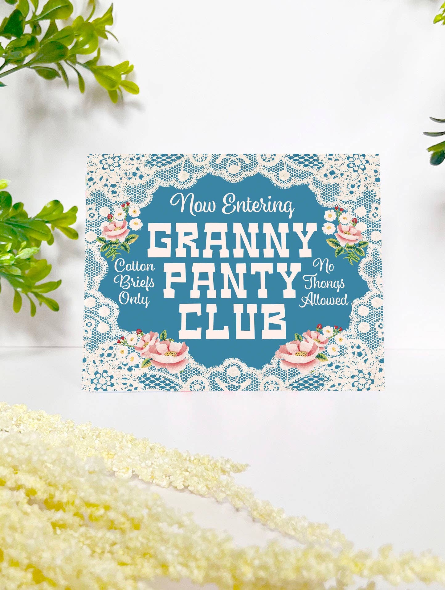 Granny Panty Club Funny Birthday Card