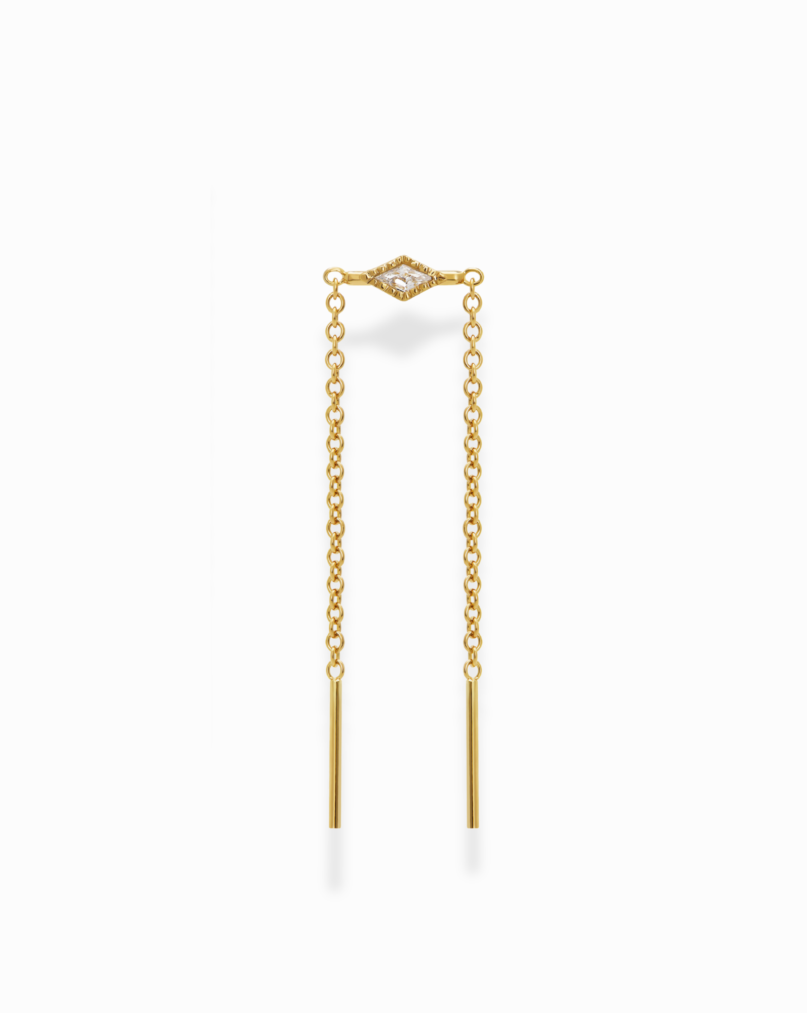 Gold Nicole Kite Threader Earring