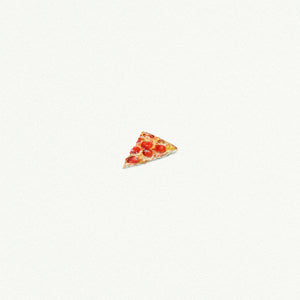 Pizza Slice Miniature Watercolor Print