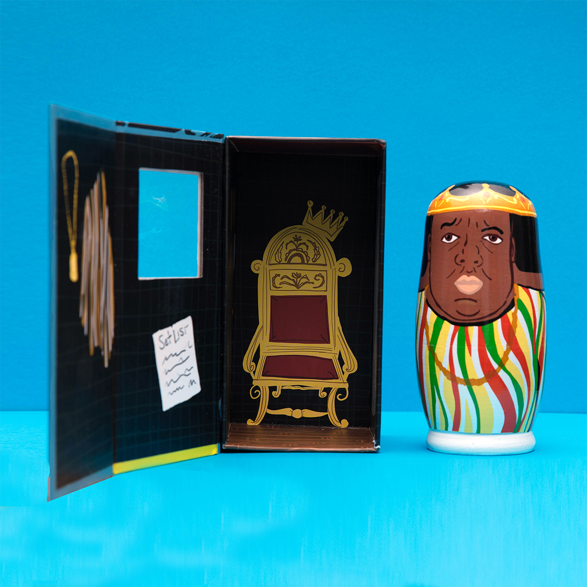 East Coast Rappers Wooden Nesting Dolls