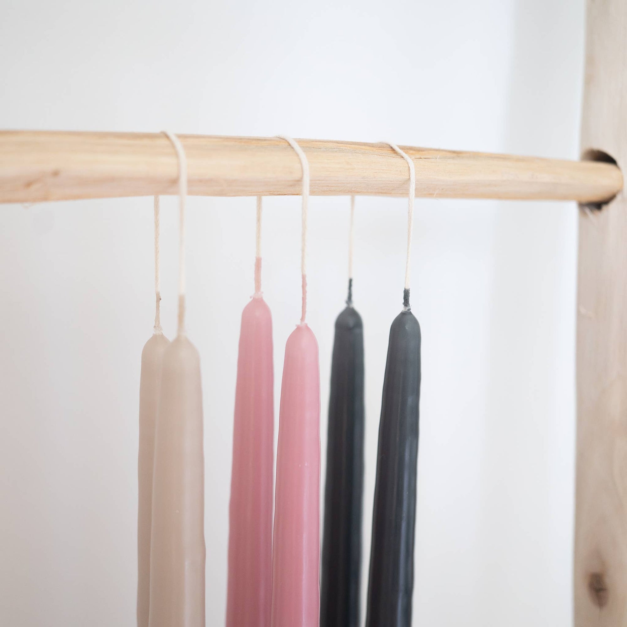 Blush Taper Candles