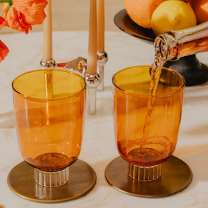 Romantic Petite Stemless Wine Glasses